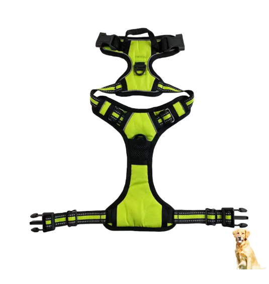 Luminous Dog Harness Reflective Nylon