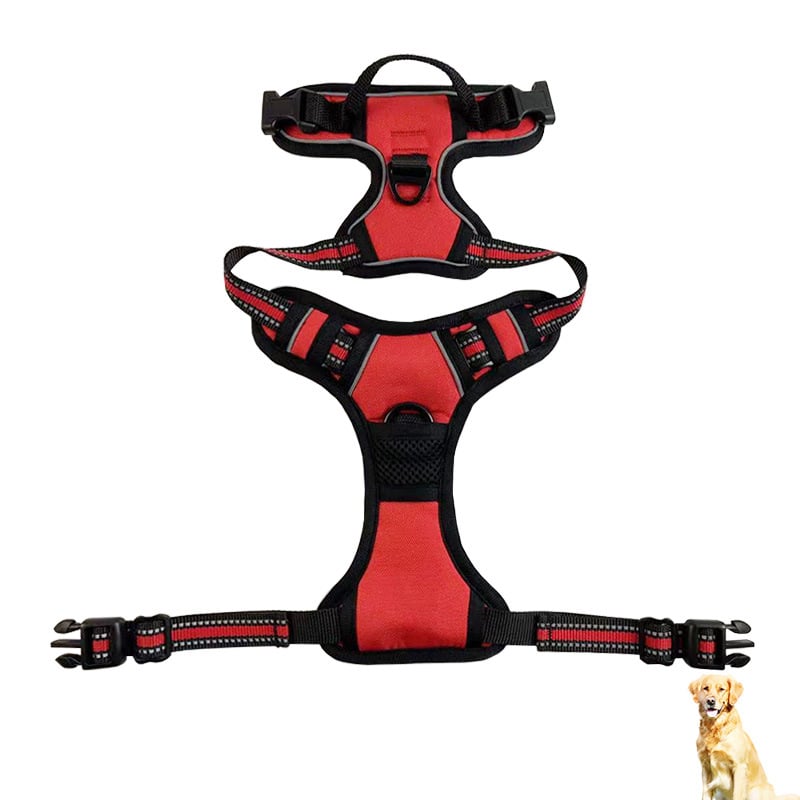 Luminous Dog Harness Reflective Nylon