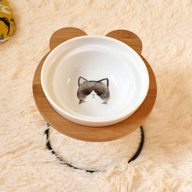 Comedero Ergonómico Anti-Reflujo para Gatos
