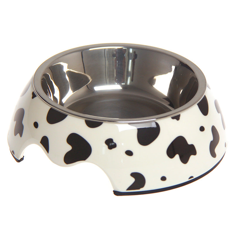 Cuenco para mascotas de acero inoxidable de doble uso antideslizante