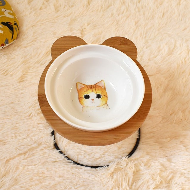 Comedero Ergonómico Anti-Reflujo para Gatos